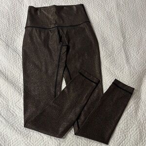Lululemon Align high rise pant 28” (shiny gold/black)